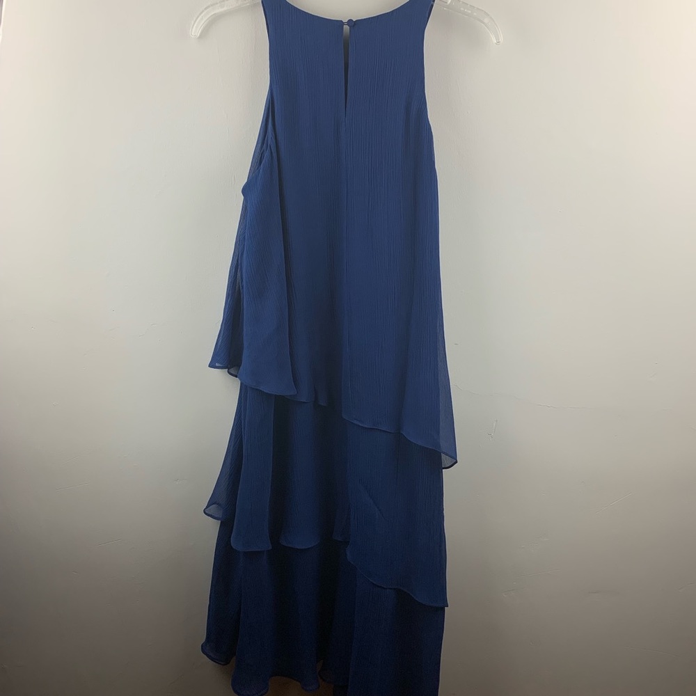 BCBGMaxAzria | "Ink" Colored Sleeveless Silk Dress - Picture 2 of 6